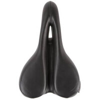 Sattel Velo Plush, Herren, DEEP CHANNEL, schwarz/grau, Velo, 250175