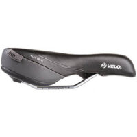 Sattel Velo Plush, Herren, DEEP CHANNEL, schwarz/grau, Velo, 250175