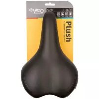 Sattel Velo Plush, Unisex, Tour-UNI, schwarz/grau, Velo, 250190