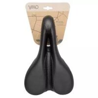Sattel Velo, Herren, DEEP CHANNEL Trekking, schwarz, Velo, 250198