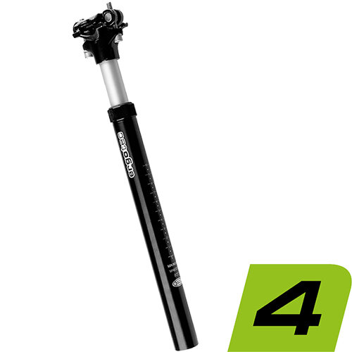 Feder-Patentstütze SP-7.0, ø = 27,2 L = 350mm, schwarz, Humpert, 59395001