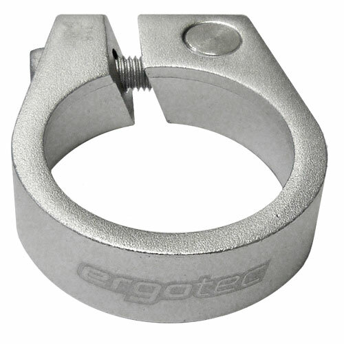 Sattelstützklemme , ø = 31,8mm, silber mit Inbus-Schraube, Humpert, 63790001