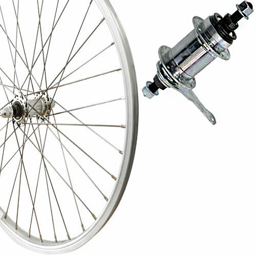 Hinterrad 26" Rücktritt silber, Kasten-Alu, RBN. Zub., Roland, 808188