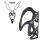 Flaschenhalter Alu Trans-X, schwarz, Messingschlager, 340991