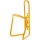 Flaschenhalter Alu gold/orange, M-Wave, Messingschlager, 340847