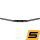 Ergotec Lenker MOON 31,8 - 625x0x23°, Safety Level 5, DB, schwarz matt