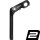 Schaftvorbau Kobra Vario , Ø = 25,4/22,2 mm, L = 180/110 mm, Aluminium, Humpert, 33624001