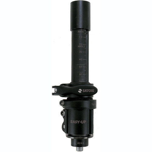 Vorbauerhöhung Easy Up, 1 1/8"  schwarz, Messingschlager, 404140