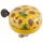 Glocke 2-klang 80mm, Sonnenblume, Messingschlager, 420308