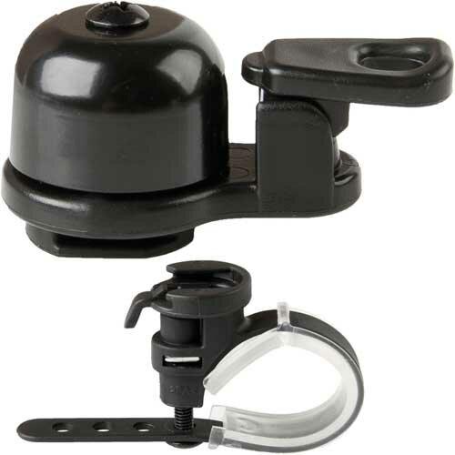 Glocke "BELLA SUPER-MINI", schwarz, Messingschlager, 420061