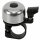 Glocke Mini  Alu, silber, metrischer Schraube, Messingschlager, 420127