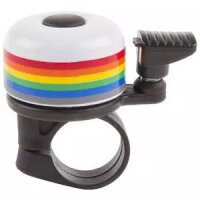 M-WAVE Klingel Bella Mini-Mix Mini-Fahrradglocke (Display Box 20 Stk farbl. sortiert)