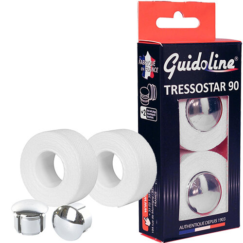 Lenkerband Tressostar 90, Karton mit Stopfen, weiß, Velox, G900K02