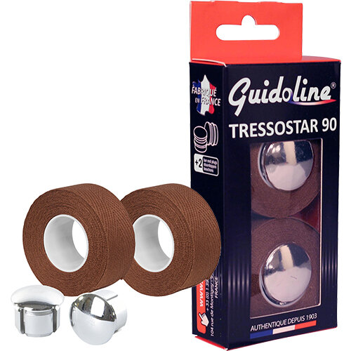 Lenkerband Tressostar 90, Karton mit Stopfen, havanabraun, Velox, G900K10
