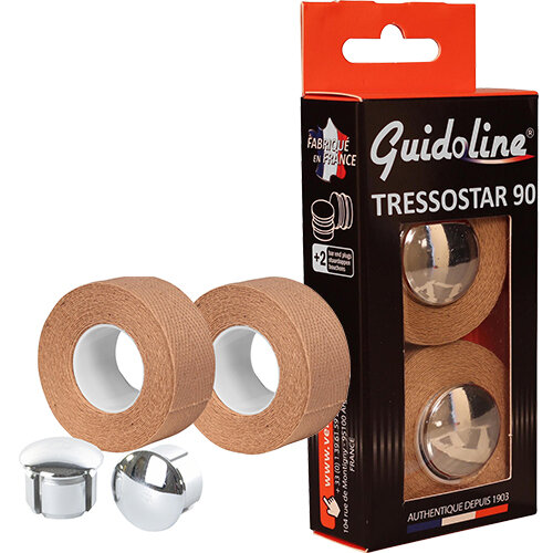 Lenkerband Tressostar 90, Karton mit Stopfen, beige, Velox, G900K17