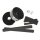 Lenkerband Velo Kork/Gel, Karton mit Stopfen, schwarz, Messingschlager, 410270