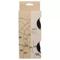 Lenkerband Velo Kork, Karton mit Stopfen, schwarz, Messingschlager, 410271