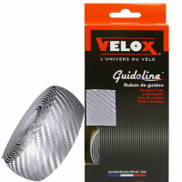 Lenkerband Velox Carbon, Karton mit Stopfen, silber,...