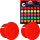 Lenkerstopfen Velox, Karte, neonrot, Velox, V027K805C