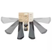 Griffe Velo Ergogel D3 (Gel), Paar 135/135 mm, schwarz-grau, Messingschlager, 410450