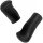 Griffe Velo ATTUNE, Paar 135/135 mm, schwarz/grau , Messingschlager, 410466