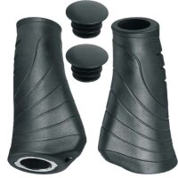 Griffe Velo ATTUNE, Paar 135/92 mm, schwarz/grau,...