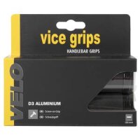 Griffe Schaumstoff  VELO SL, Paar 125/125 mm, schwarz, Messingschlager, 410351