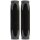 Griffe Velo D2 , Paar 130/130 mm, schwarz/weiß, Messingschlager, 410369