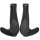 Griffe VELO MTB D3, Paar 130/130 mm, schwarz/grau , Messingschlager, 410350