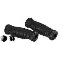 Griffe mit Bar Ends Velo, Paar 138/138 mm, schwarz/grau,...