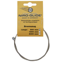 Brems-Innenzug Niro-Glide, mit Walzennippeln, 800 mm,...