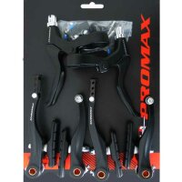 Bremsenset Promax schwarz, V-Brake + Bremshebel,...