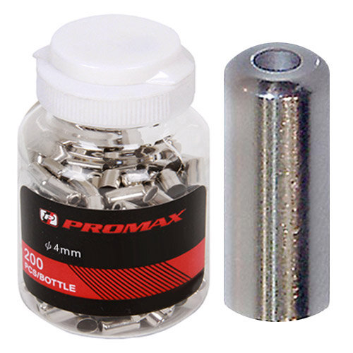 Endkappe für Bremshülle 4 mm, Stahl, Dose 200 Stk, Messingschlager, 370202