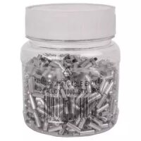 Endkappe für Innenzüge, Aluminium, Dose 1000 Stk, Messingschlager, 370283