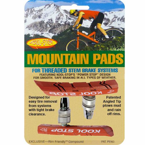 Bremsschuh V-Brake MTB contour, T1 salmon, Kool-Stop, T1-385