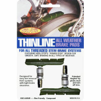 Bremsschuh V-Brake -Thinline-, T2 grün / keramik,...