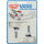 Bremsschuh V-Brake BMX, T7 Vans weiss, Kool-Stop, T7-VW