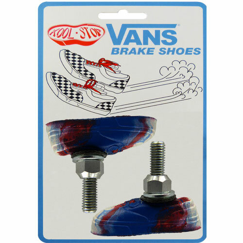 Bremsschuh V-Brake BMX, T7 Vans rot/weiß/blau, Kool-Stop, VSWIRL