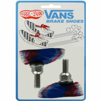 Bremsschuh V-Brake BMX, T7 Vans rot/weiß/blau,...