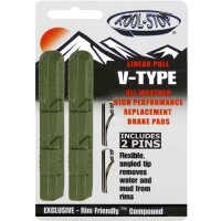 Kool-Stop Bremsgummi (Felge) V-BRAKE INSERT green/ceramic