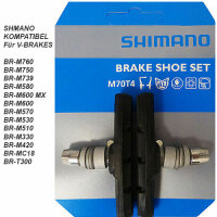 Bremsschuh Shimano, V-Brake M70T4, schraub, symm,...