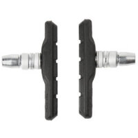 Bremsschuh Promax, V-Brake schraub, asymm, schwarz, 70 mm, 1 Paar, für Alufelge, Messingschlager, 361768