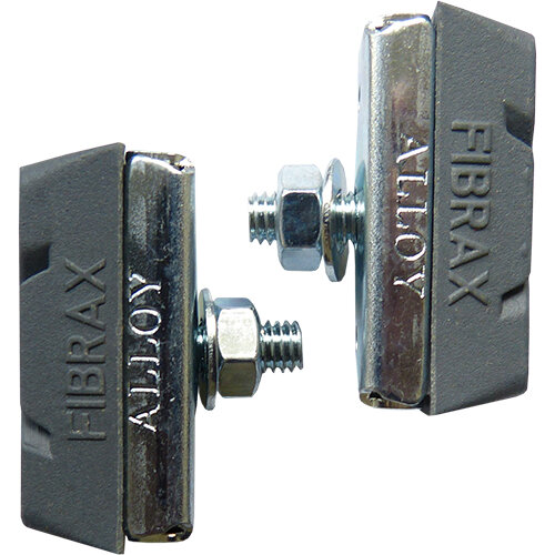 Bremsschuh Fibrax SH 296P, schraub , symm, grau, 1 Paar, für Alufelge, Fasi, 806100025