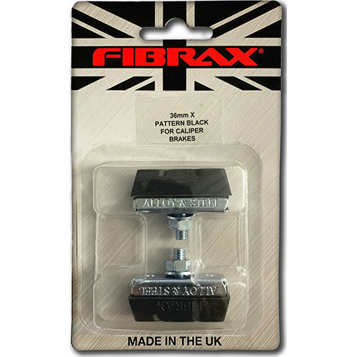 Bremsschuh Fibrax SH 292P, schraub, symm, schwarz, 1 Paar, für Alufelge, Fasi, 806100022
