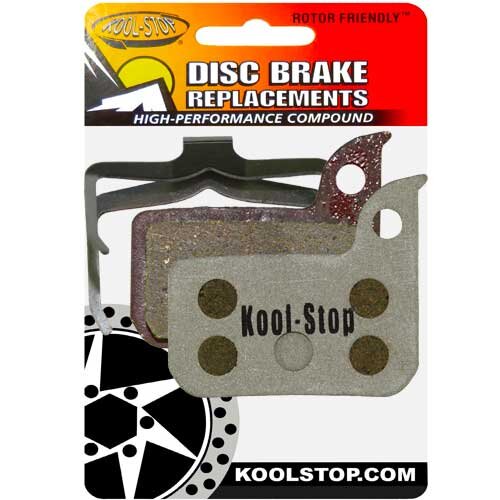 Kool-Stop Bremsbelag (Disc) KS-D297A organic für Avid/Sram Red 22, Force 22, Level TLM u.a., mit Aluminiumplatte