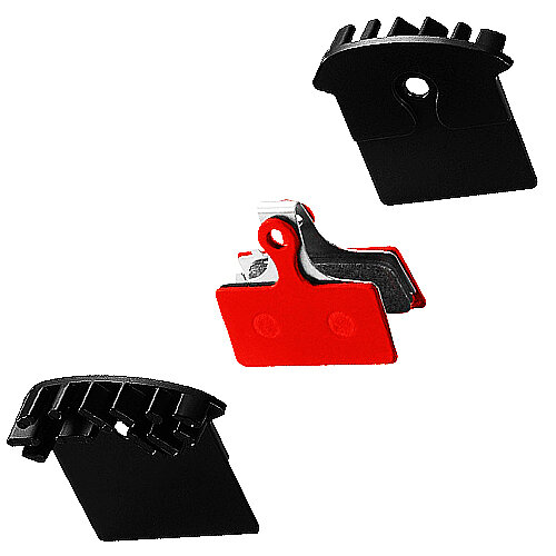 Bremsbelag Union DBP-52SC-Set Shimano, gesintert, XTR, mit Kühlrippen, Marwi, 438452