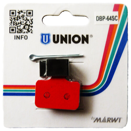 Bremsbelag Union DBP-64SC Shimano, gesintert, Ultegra, Ersatzbeläge, Marwi, 438564