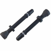 Tubeless-Ventil schwarz, Quaxar, Aluminium, Paar, Fasi,...