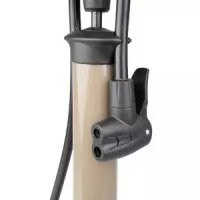 Standpumpe Stahl m. Manometer, bis 11bar, Messingschlager, 470253