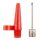 Tretpumpe m. Manometer, , Messingschlager, 470340